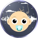 sleep baby - white noise android application logo